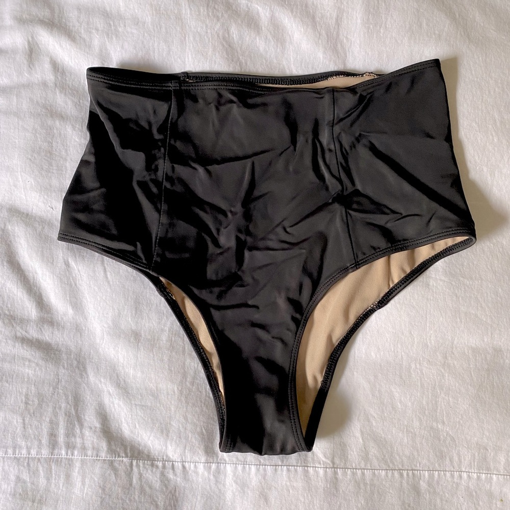 Kortni Jeane Swim Bottom Black Small